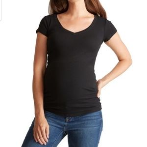 Black Maternity Tee